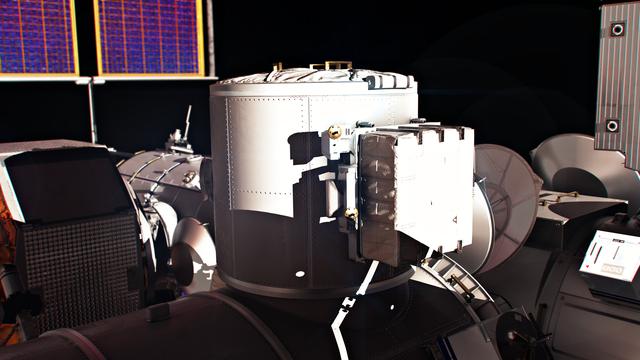 NASA image: Gateway Close-up - Airlock Module